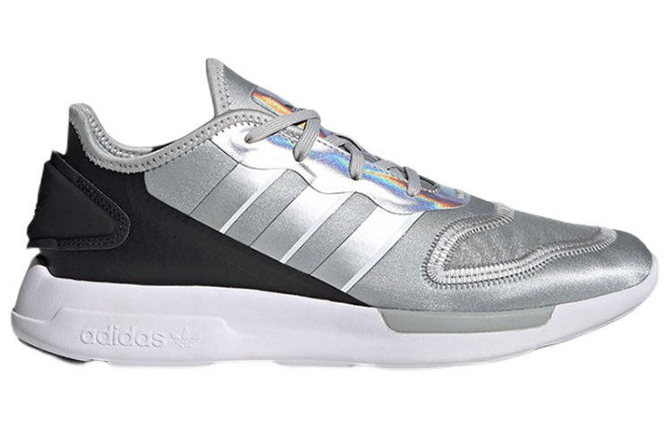(WMNS) adidas ZX 2K Florine 'Silver Metallic Black' FW0143 - 2