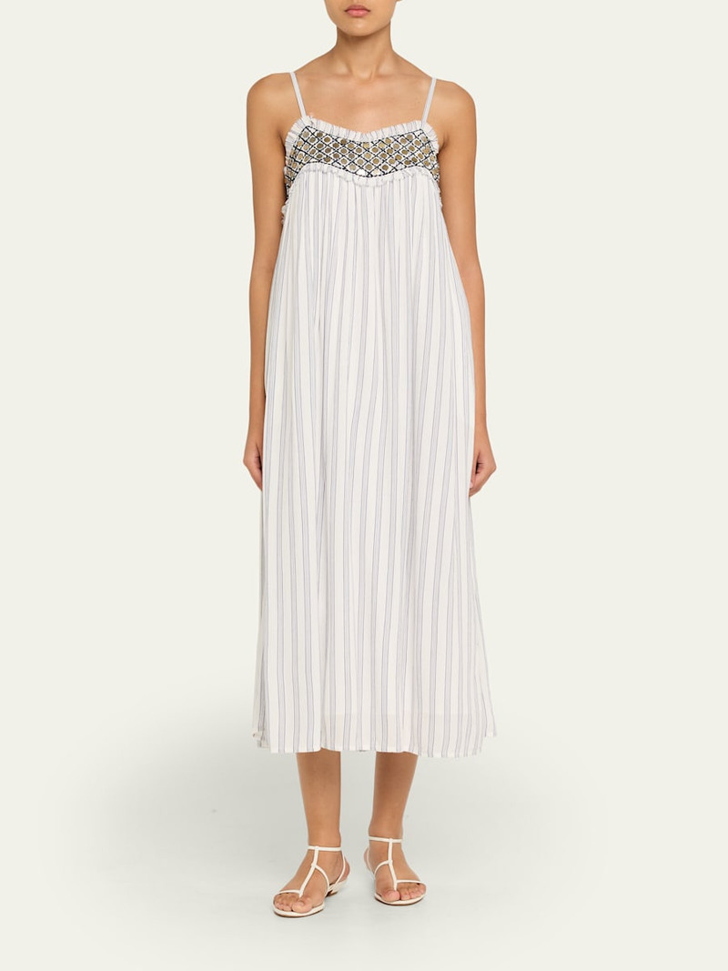 ALIX OF BOHEMIA Eden Sleeveless Coin Midi Dress outlook
