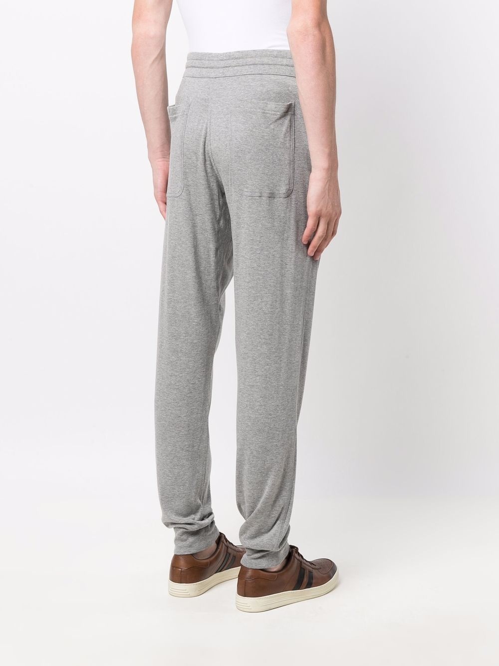 elasticated-waist track pants - 4