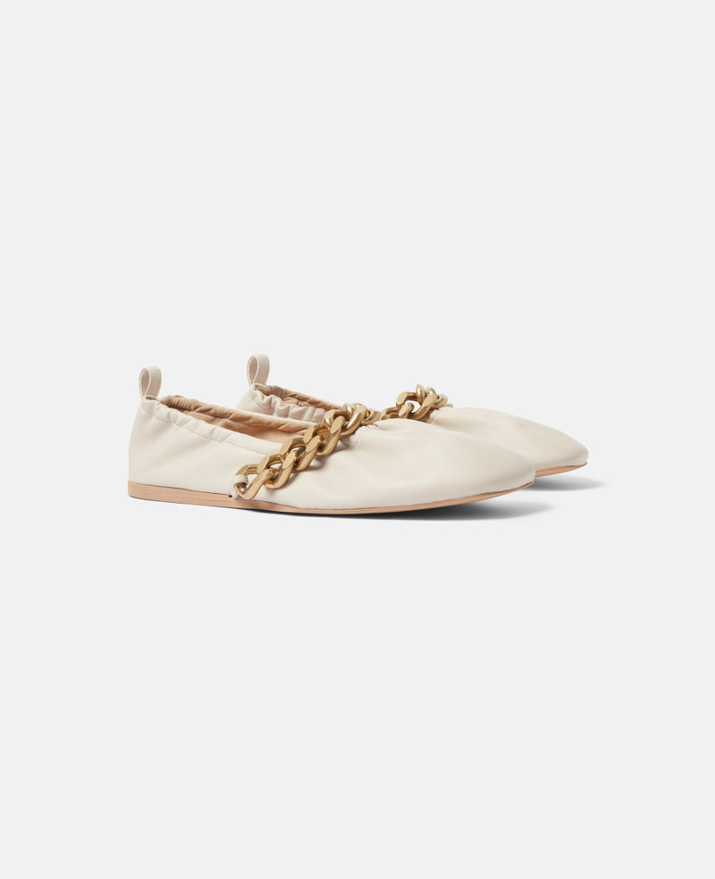 Stella McCartney Falabella Chunky Chain Ballet Flats outlook