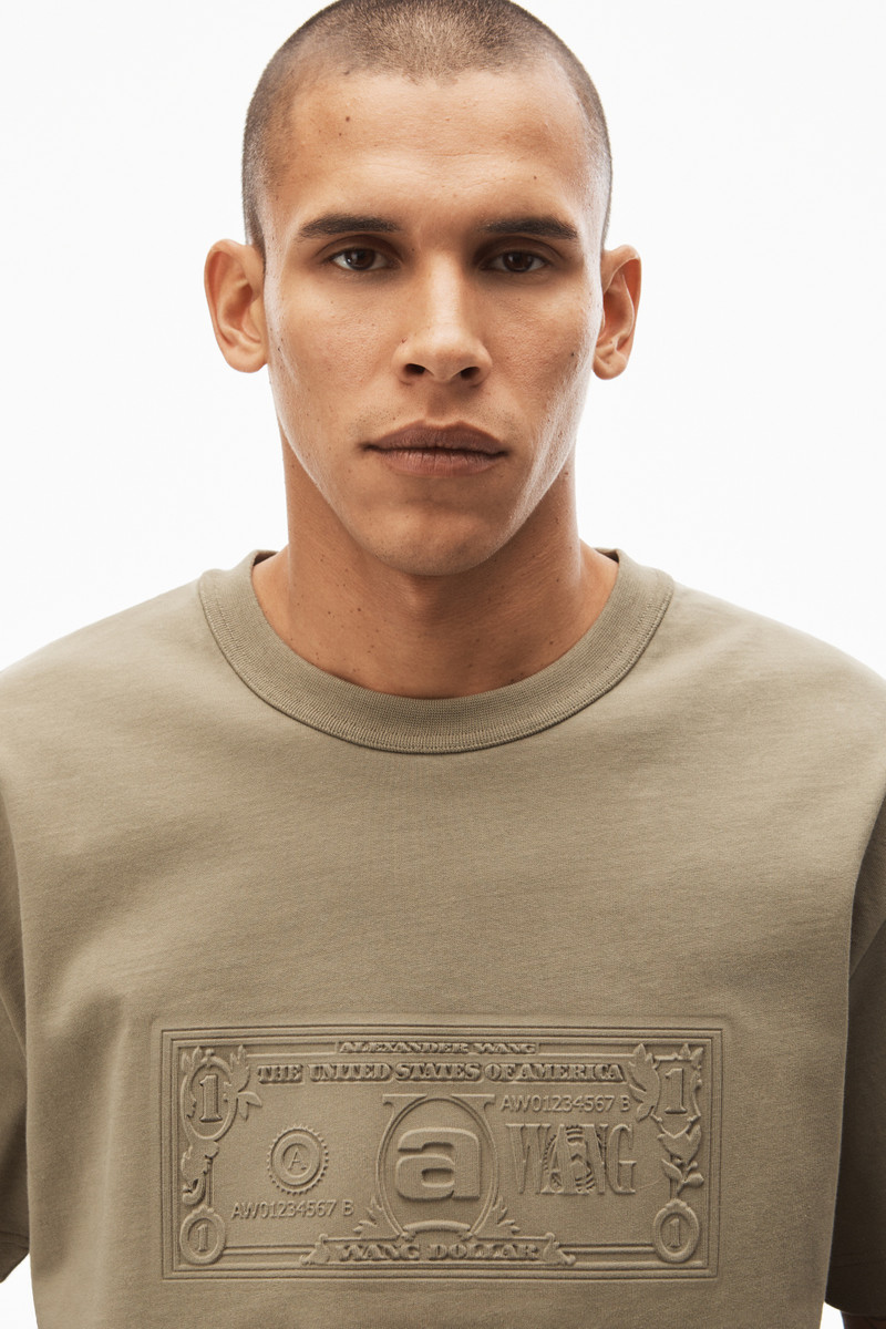 DOLLAR BILL TEE IN COMPACT JERSEY 5