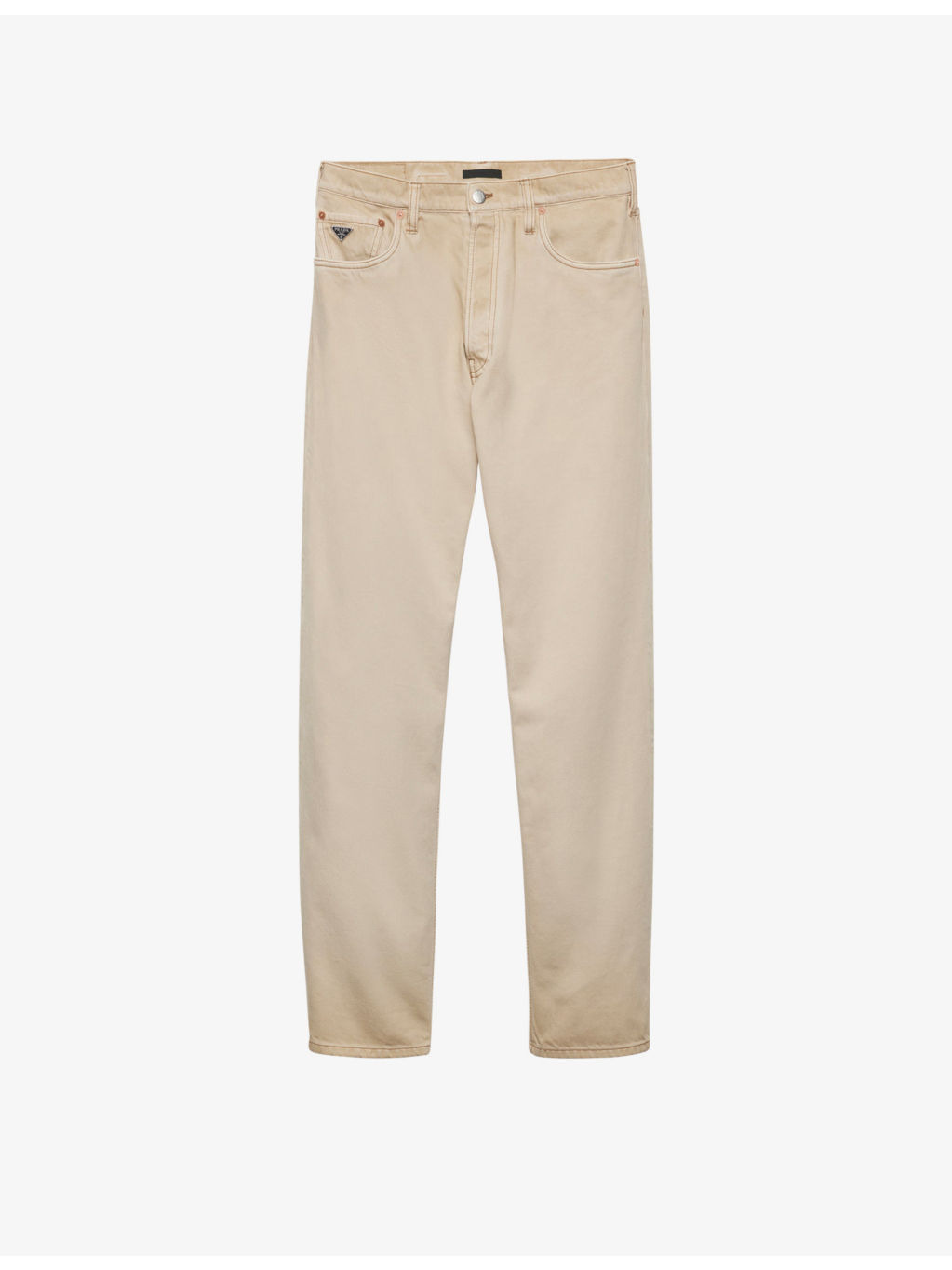 Bull brand-plaque straight-leg jeans - 1