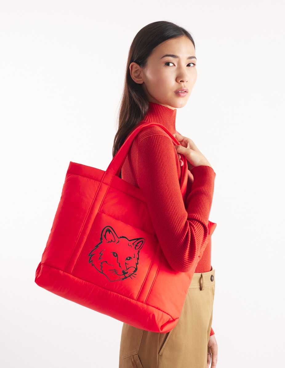 FOX HEAD PUFFER MEDIUM TOTE - 2