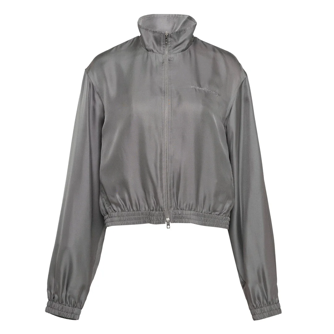 Cropped Track Jacket - 1