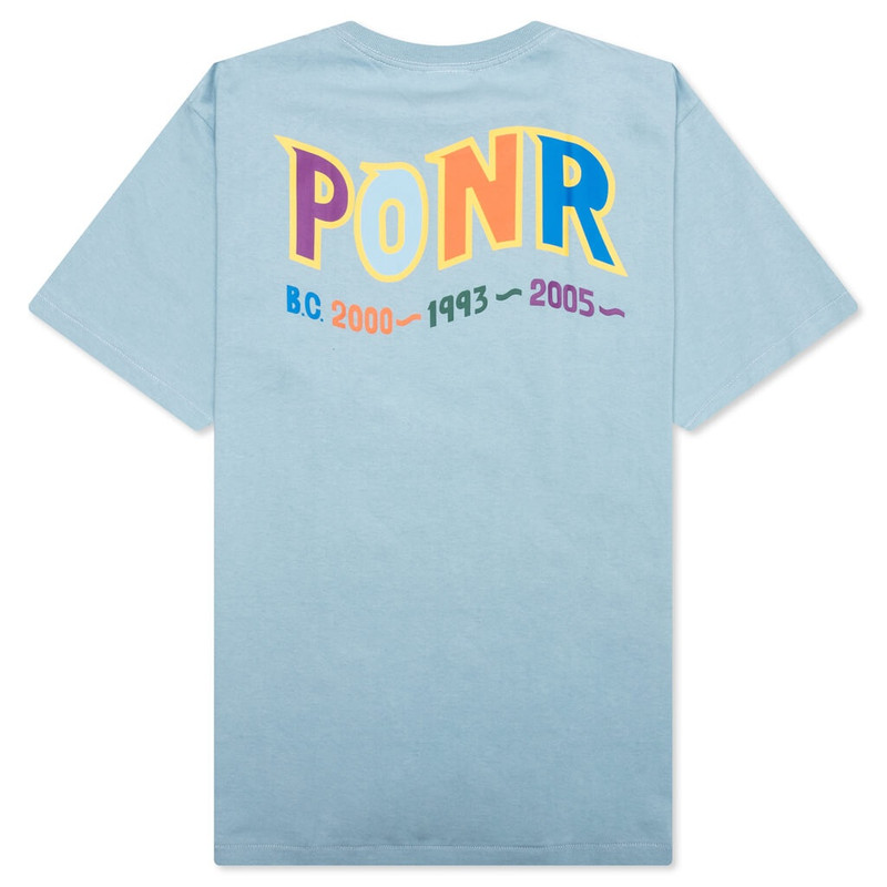 A BATHING APE® COLORS SHARK PONR TEE - SAX outlook