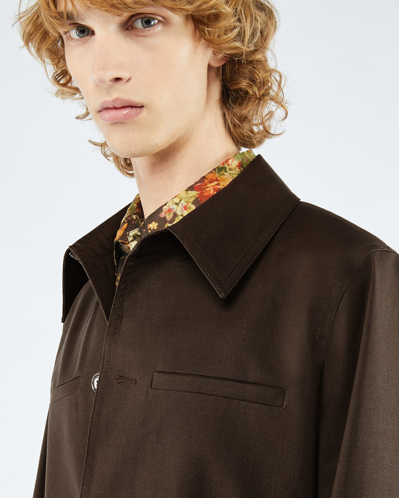 KILAN - Water-repellent wool coat - Dark brown 6