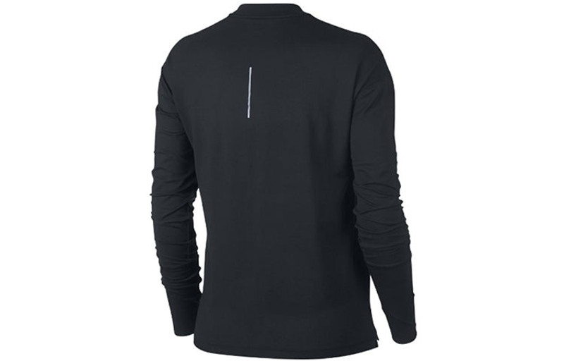 Nike (WMNS) Nike Element Casual Sports Round Neck Long Sleeves Running Hoodie Black 928742-010 outlook
