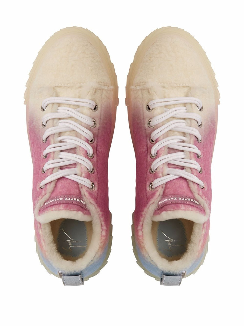 Blabber textured ombre sneakers 4