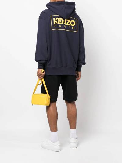 KENZO logo-print long-sleeve hoodie outlook