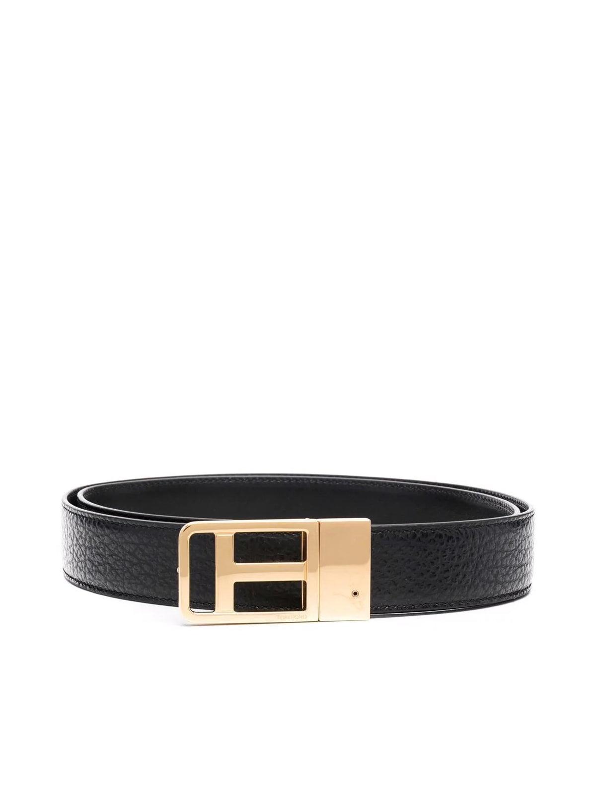 3cm Reversible Full-Grain Leather Belt - 1