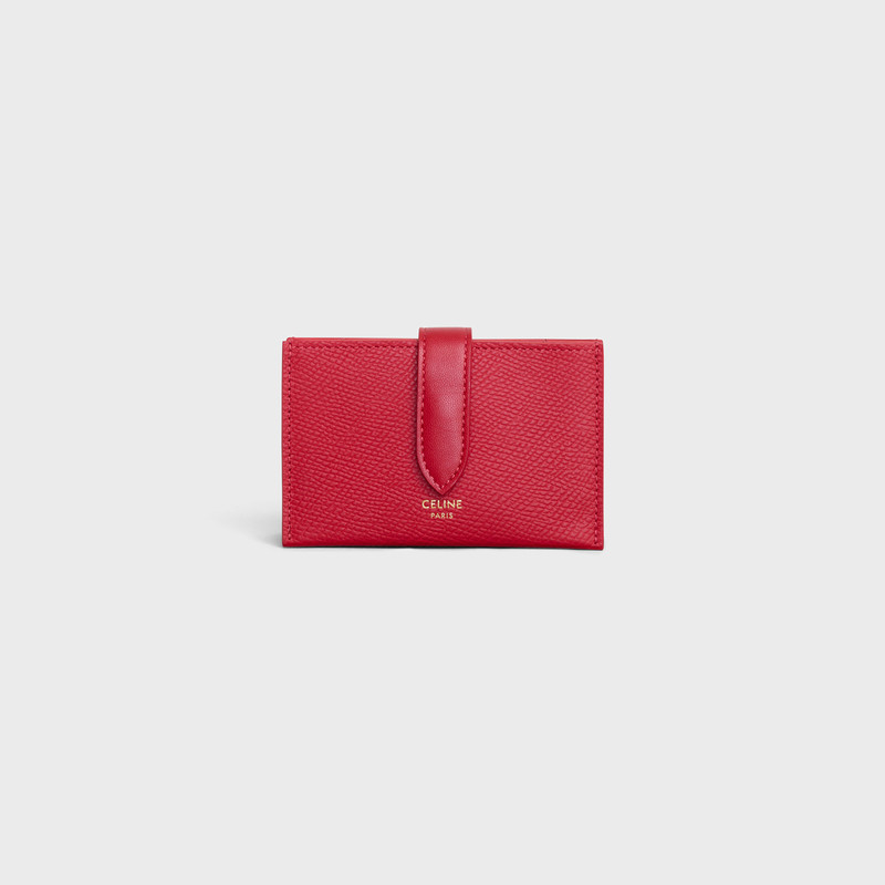 ACCORDEON CARD HOLDER IN GRAINED CALFSKIN 1