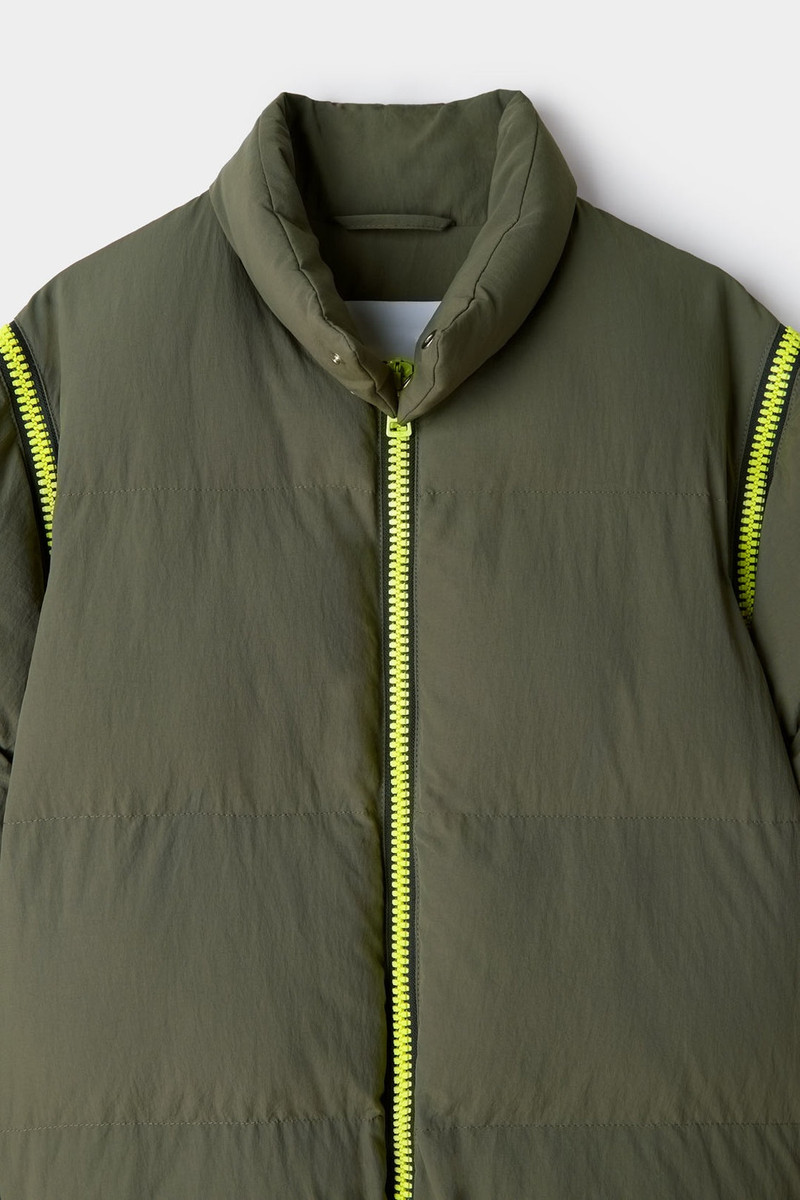DOWN JACKET / military green 9