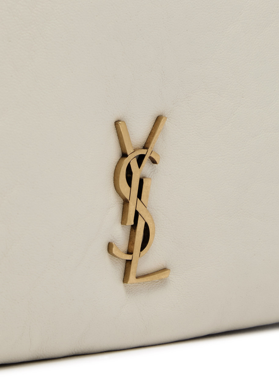 Saint Laurent Calypso Mini Grained Leather Wallet-on-chain - 3
