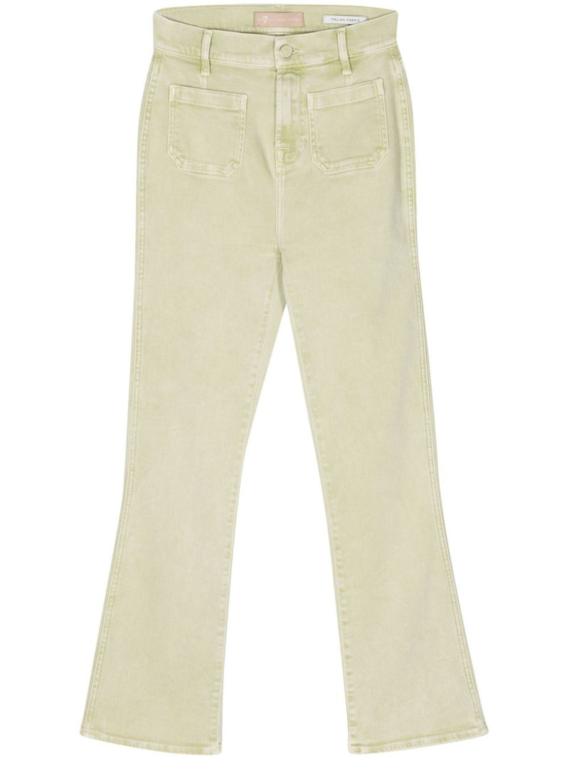 high-rise slim-kick jeans 1
