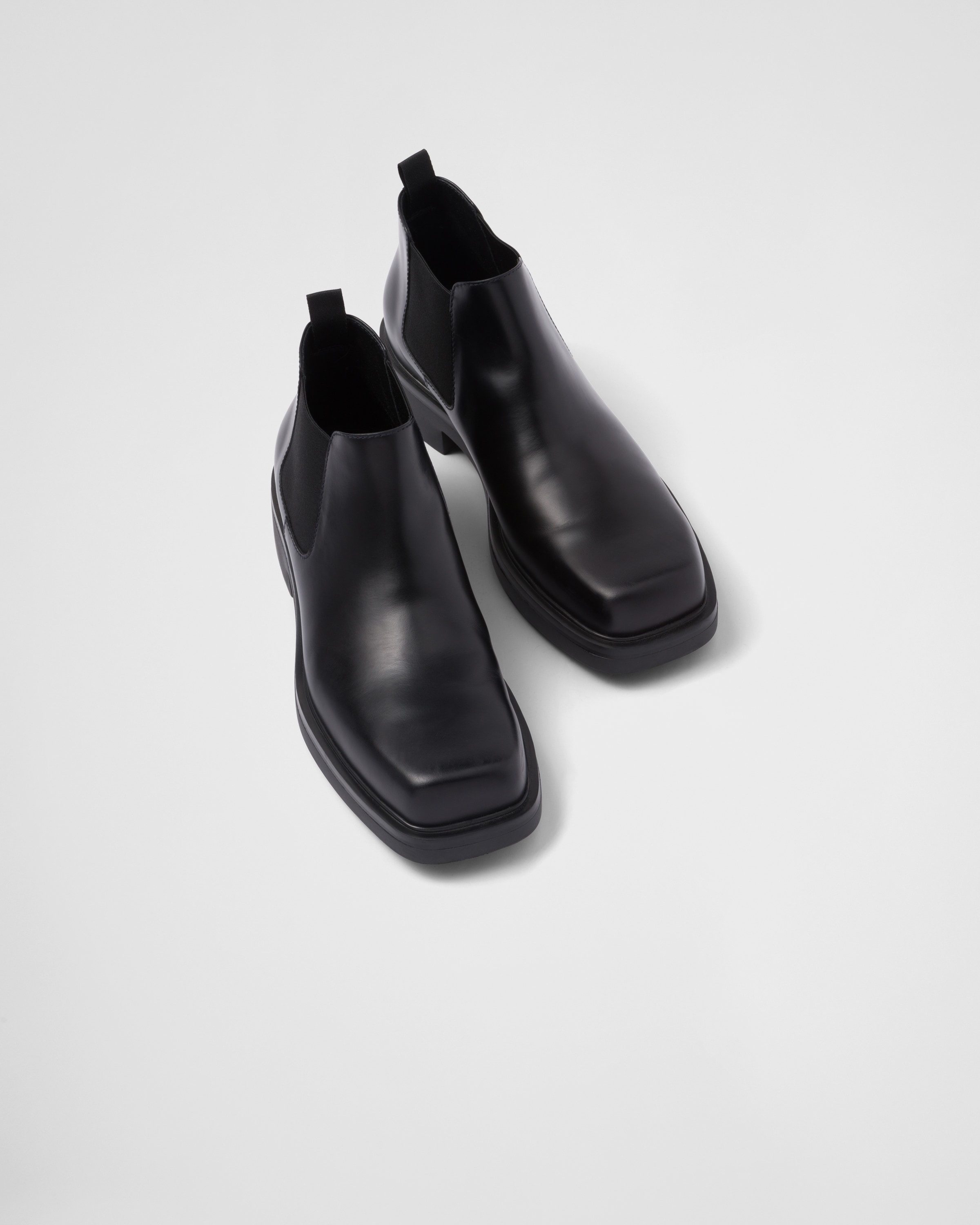 Brushed leather Chelsea boots - 4