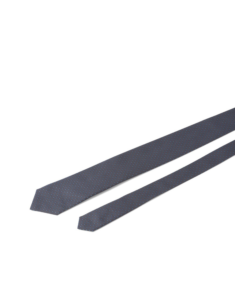 Micro-print silk tie 3