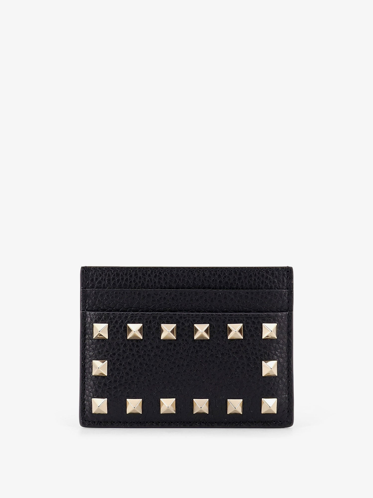 Rockstud Leather Cardholder - 1
