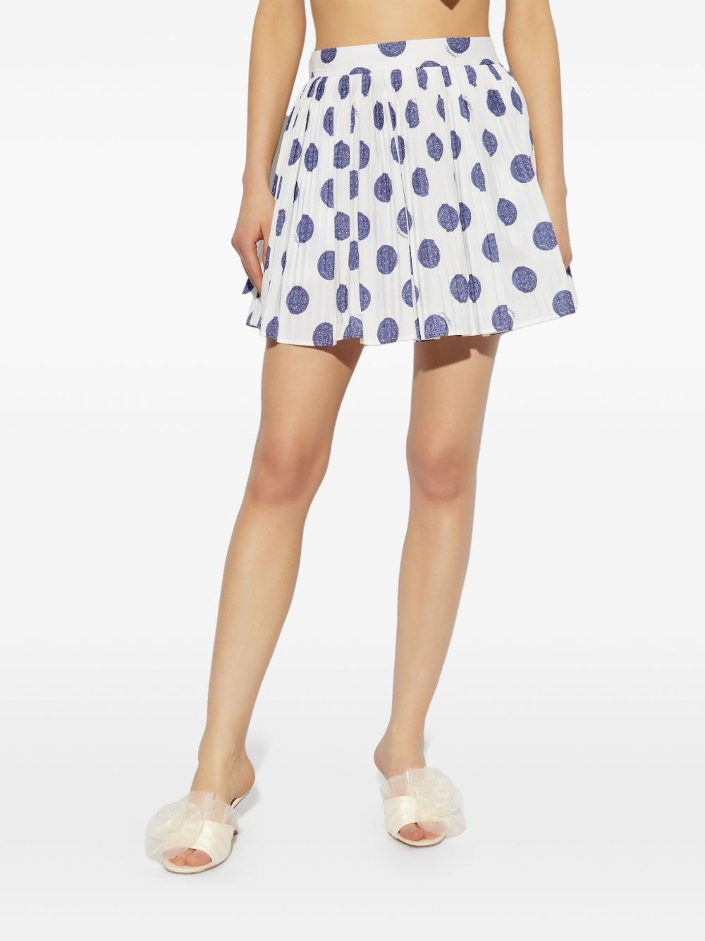 cotton pleated skirt - 3