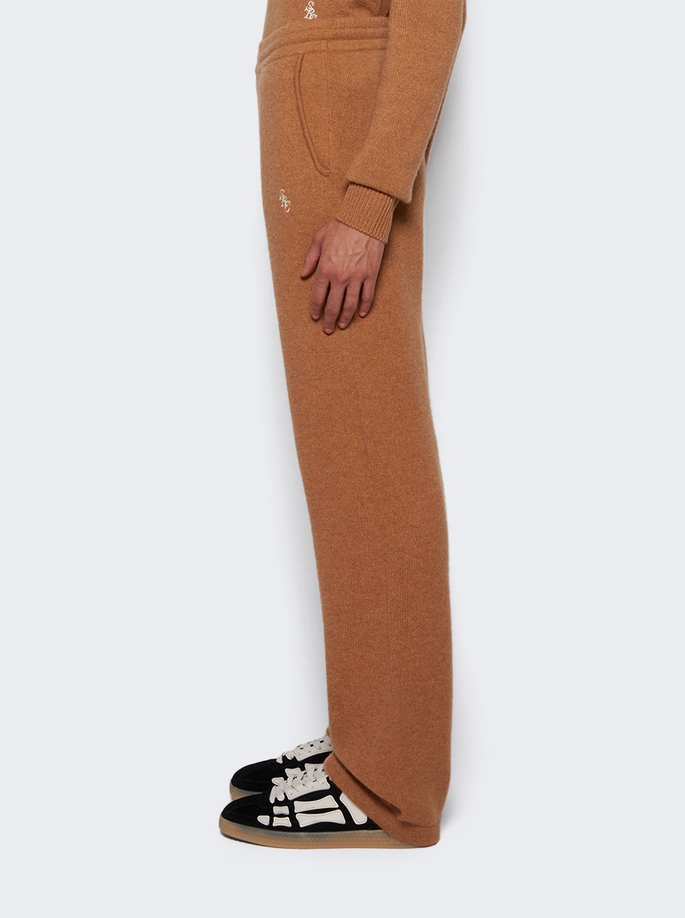 Trousers Camel And White - 4