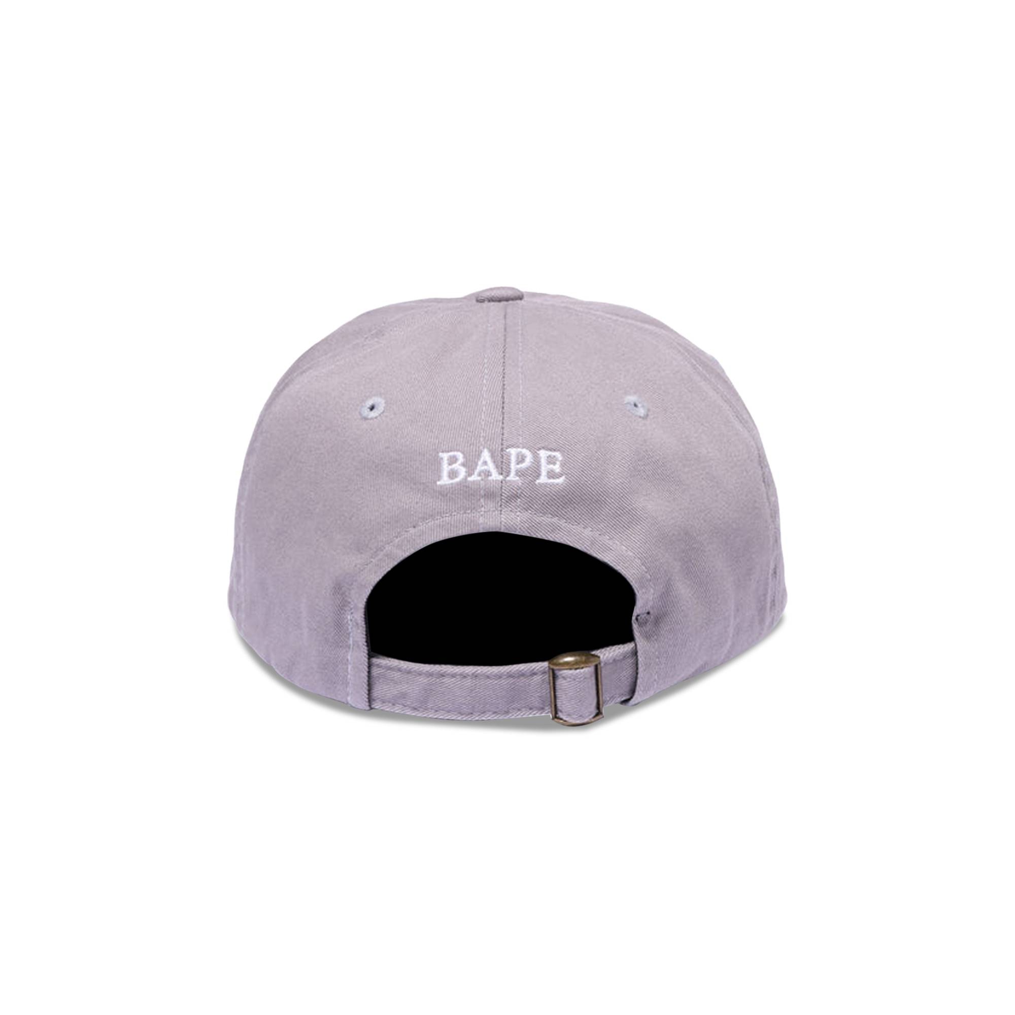 BAPE Ape Head One Point Panel Cap 'Grey' - 2