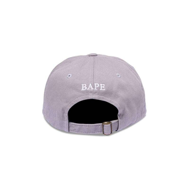 A BATHING APE® BAPE Ape Head One Point Panel Cap 'Grey' outlook