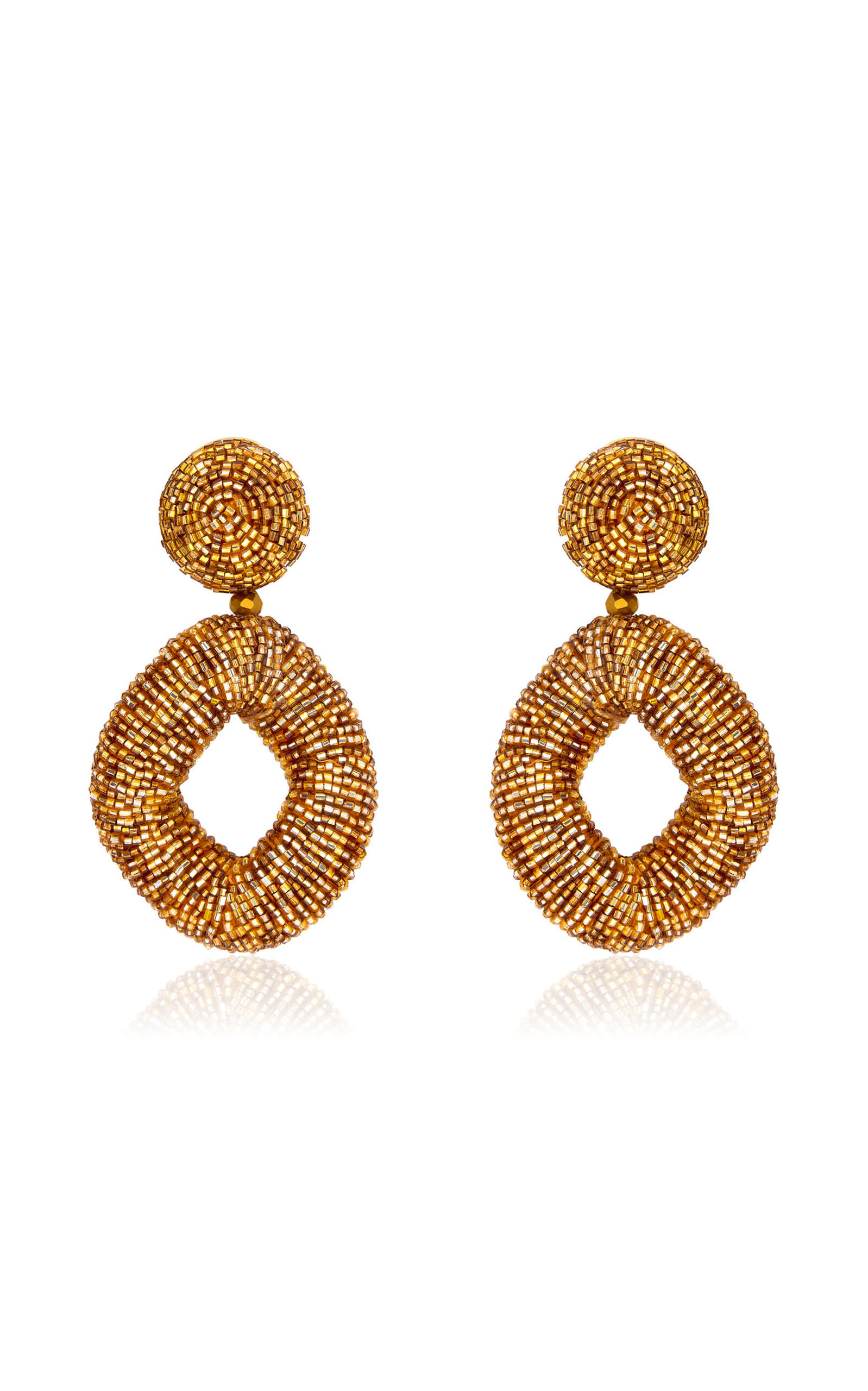 Twisted Drop Clip-On Earrings gold - 1