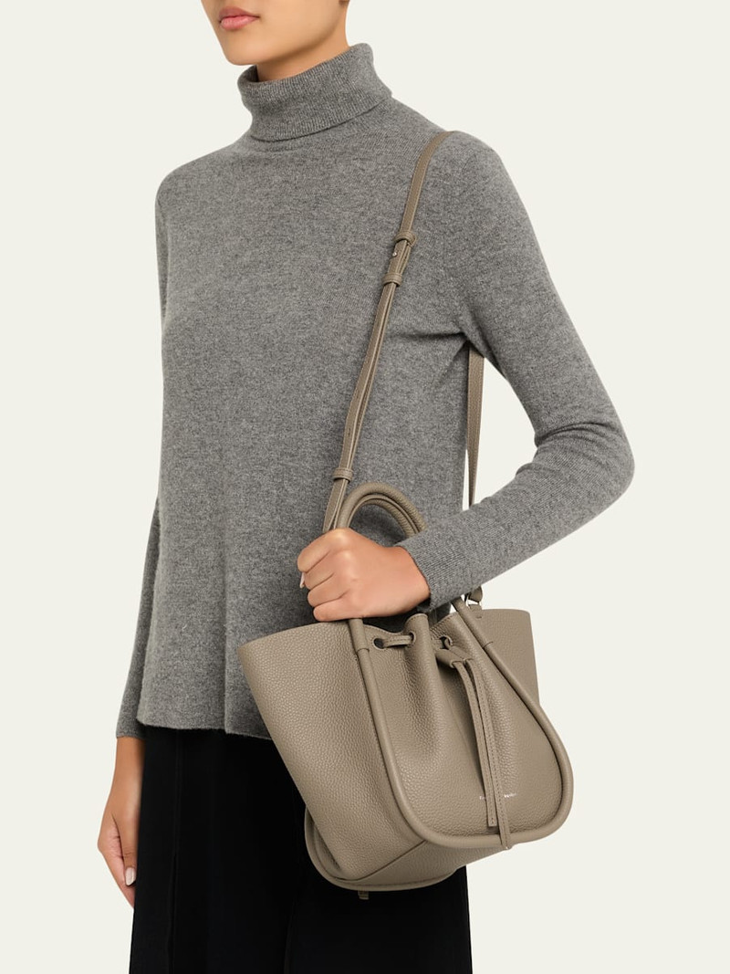 Proenza Schouler Small Ruched Leather Tote Bag outlook