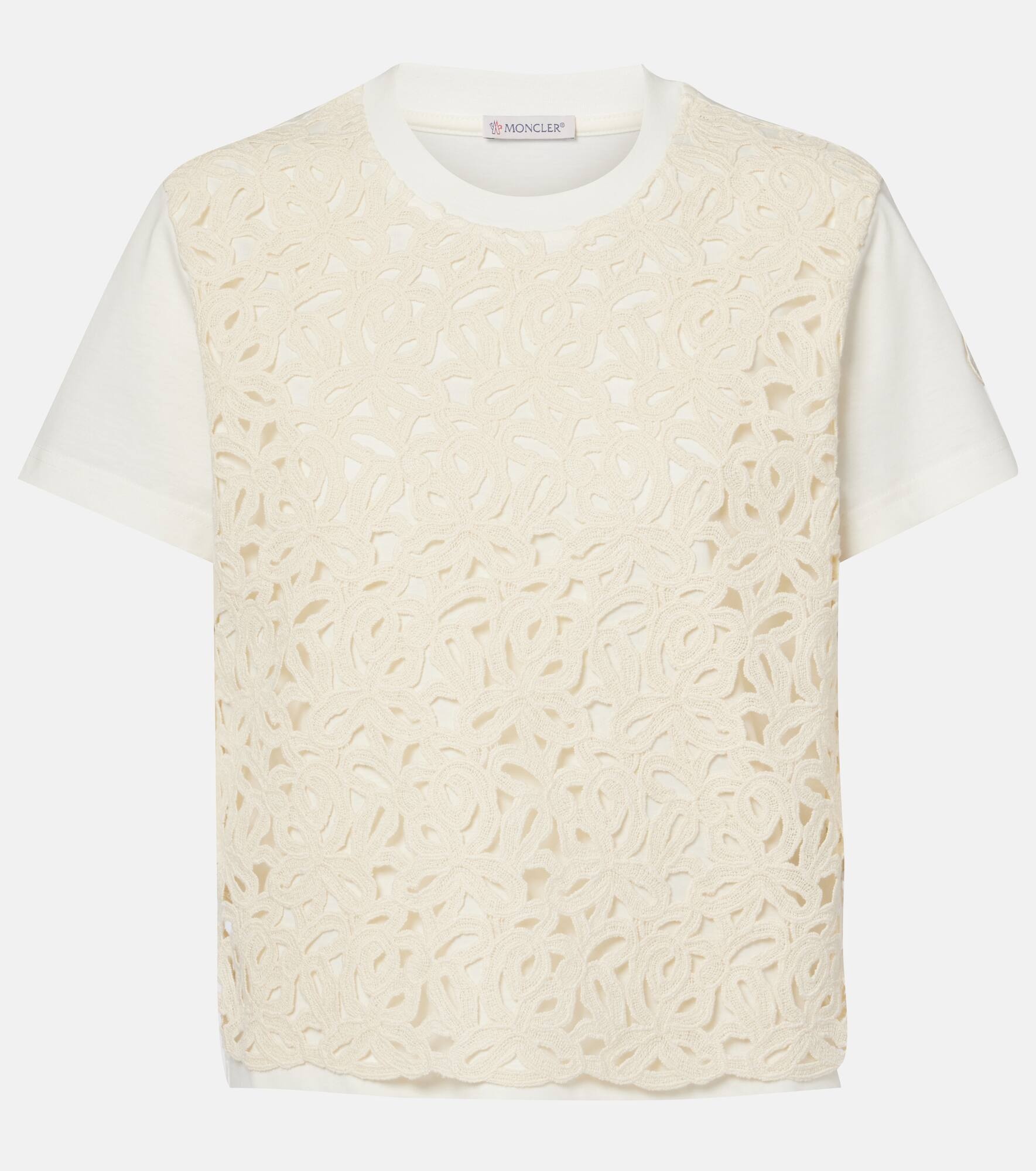 Floral cotton jersey T-shirt - 1