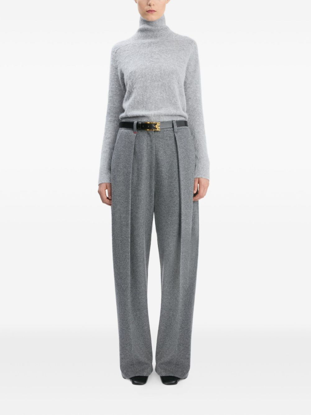 Polo neck wool jumper - 2