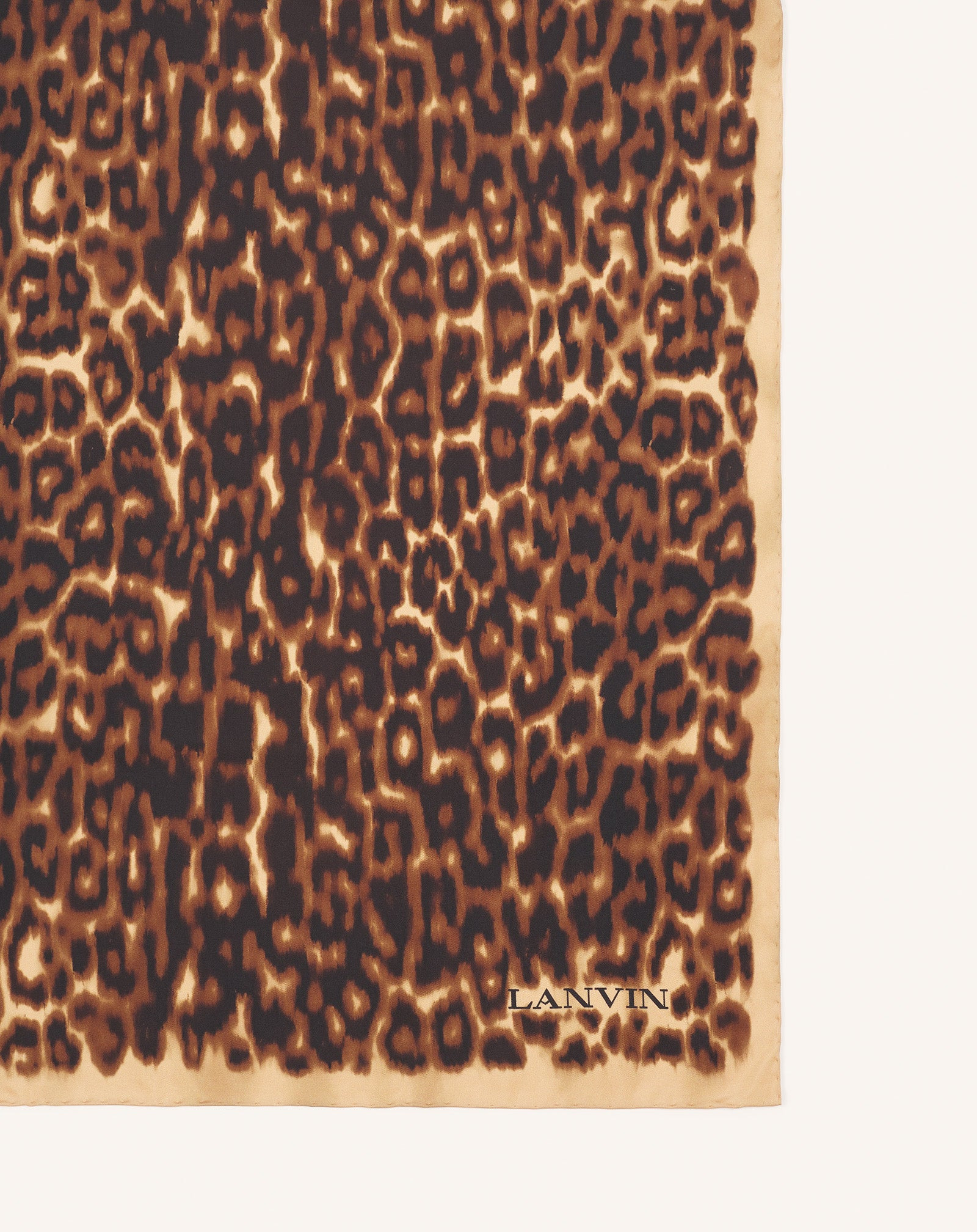 LEOPARD PRINT SILK SCARF - 2