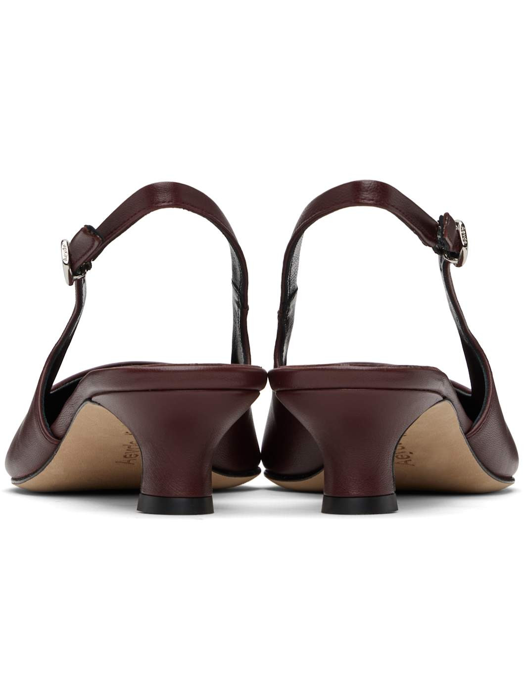 Burgundy Catrina Heels - 2