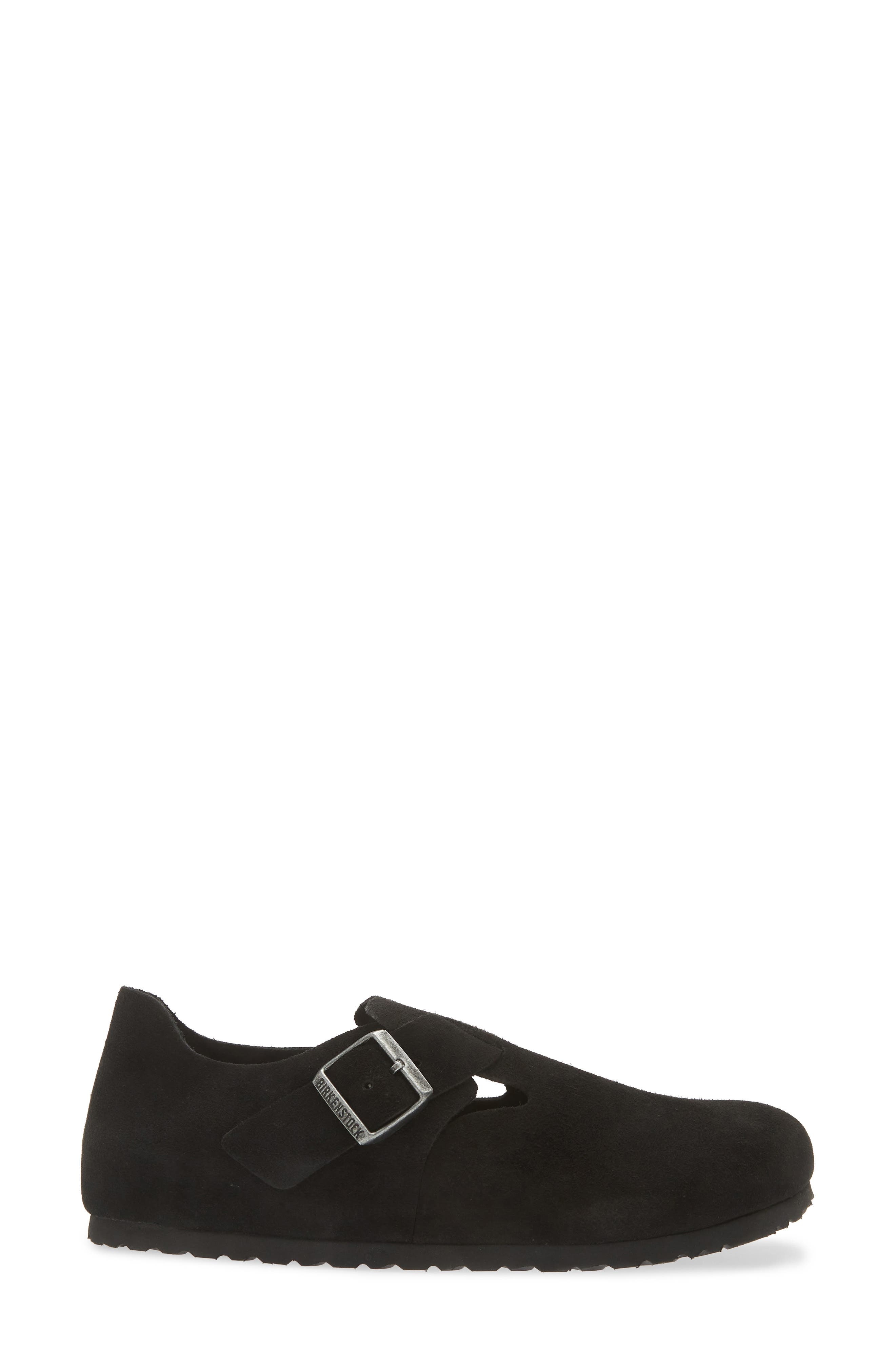 Birkenstock 'London' Slip-On in Black Black at Nordstrom - 3