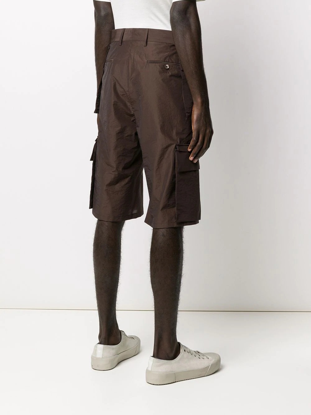 knee-length cargo shorts - 4