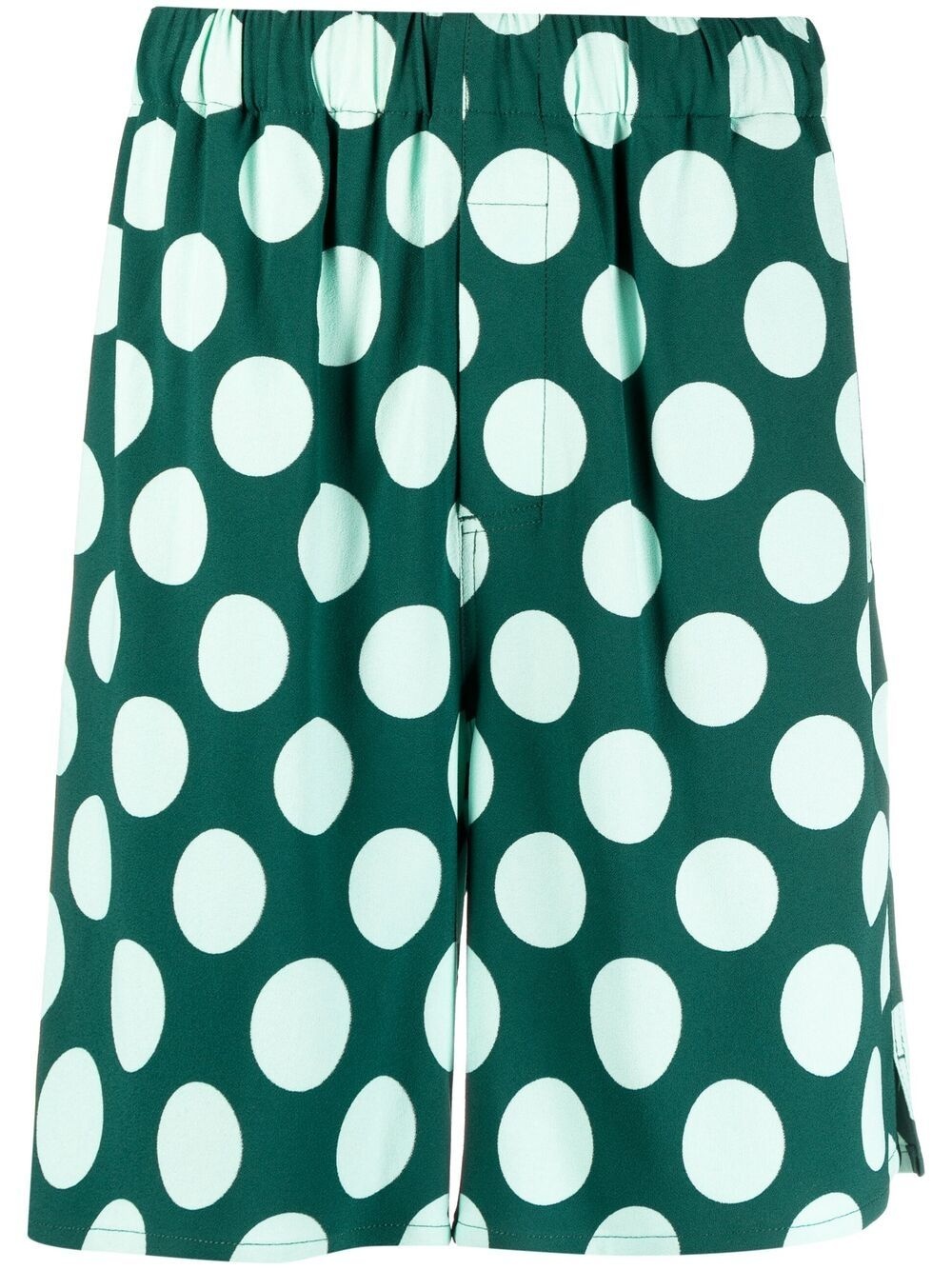 polka dot Bermuda shorts - 1