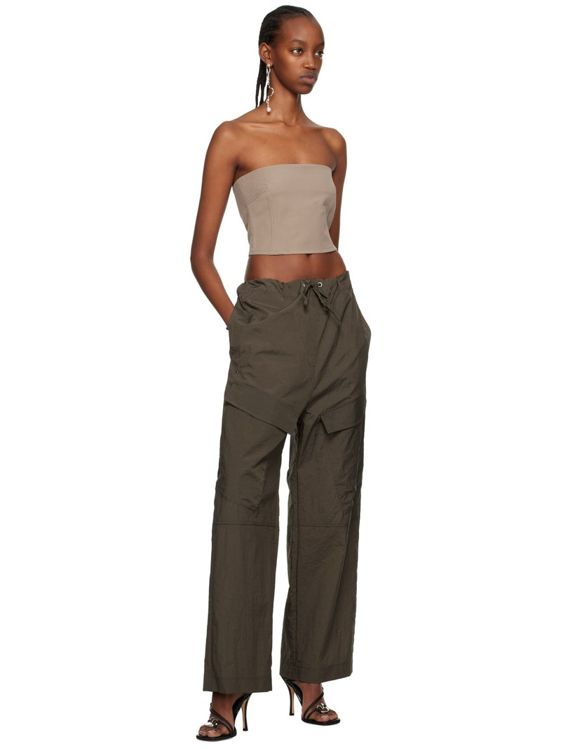 Paris Georgia SSENSE Work Capsule – Taupe Audrey Tube Top outlook