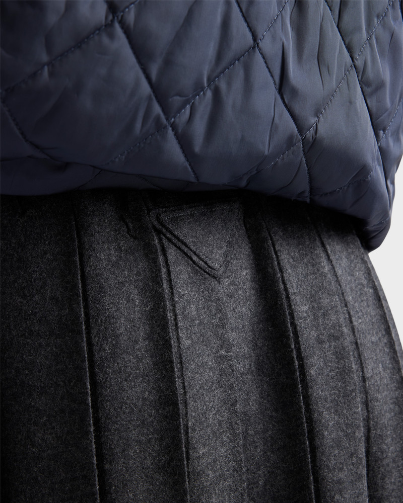 Pleated jersey skirt 6