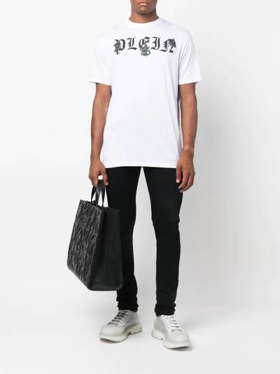 PHILIPP PLEIN Snake logo-print T-shirt outlook