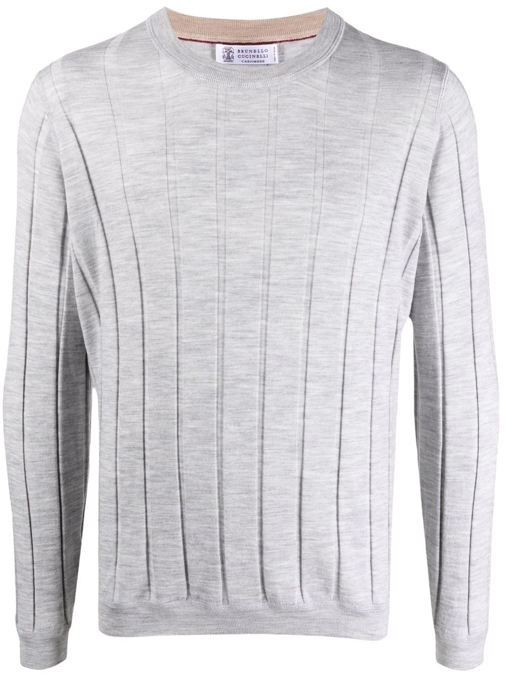 crew-neck knit jumper - 1