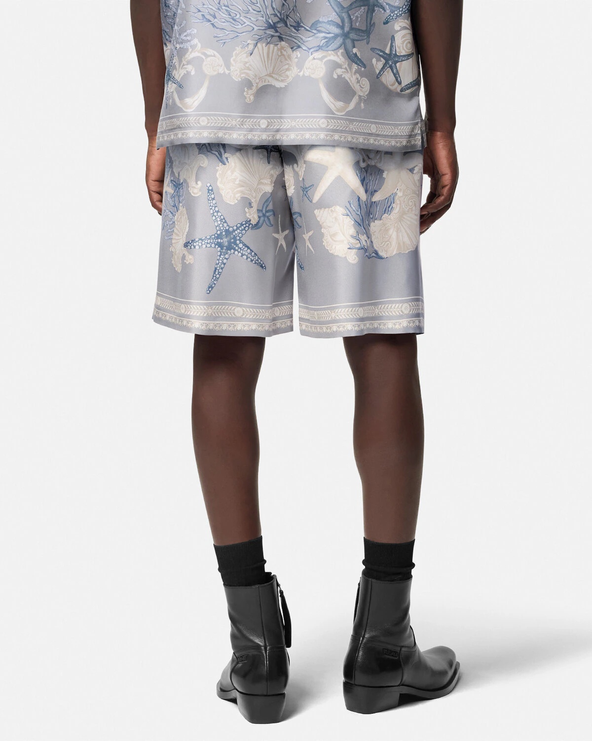 Barocco Sea Silk Shorts - 5