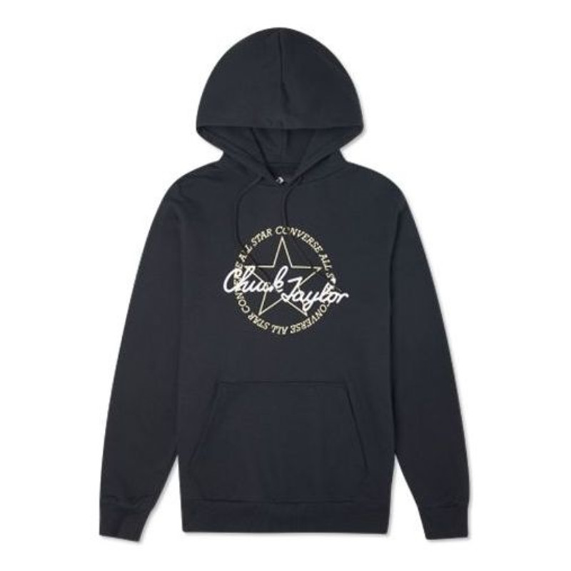 Converse Deconstructed Chuck Patch Pullover Hoodie 'Black' 10022265-A01 - 1