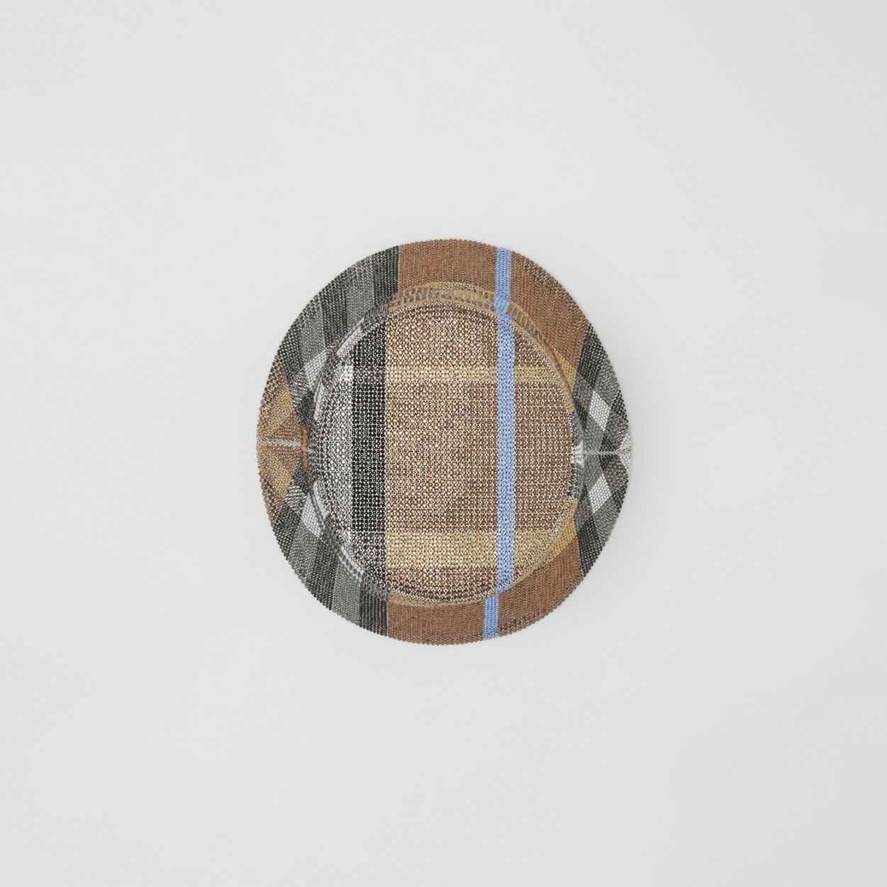 Crystal-embellished Check Bucket Hat - 5