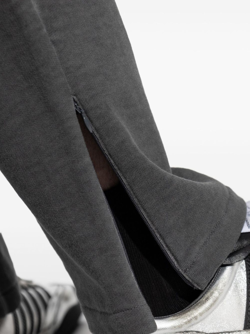 체육관 Zipped-Cuffs Cotton-Jersey 조깅 바닥 5