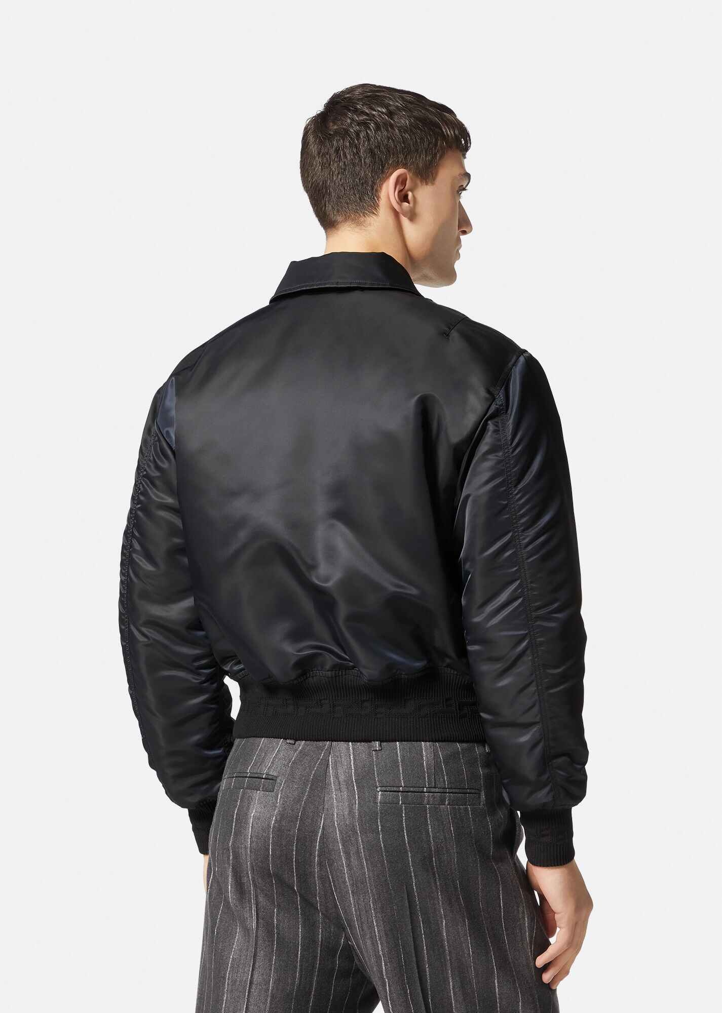 Logo Patch Bomber Jacket - 4