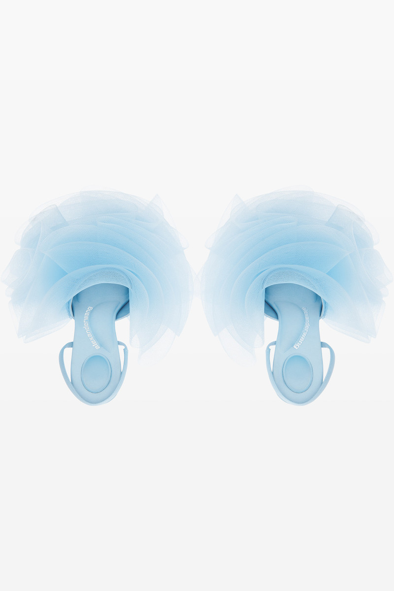 POM 105 SLINGBACK IN MESH/SATIN 6