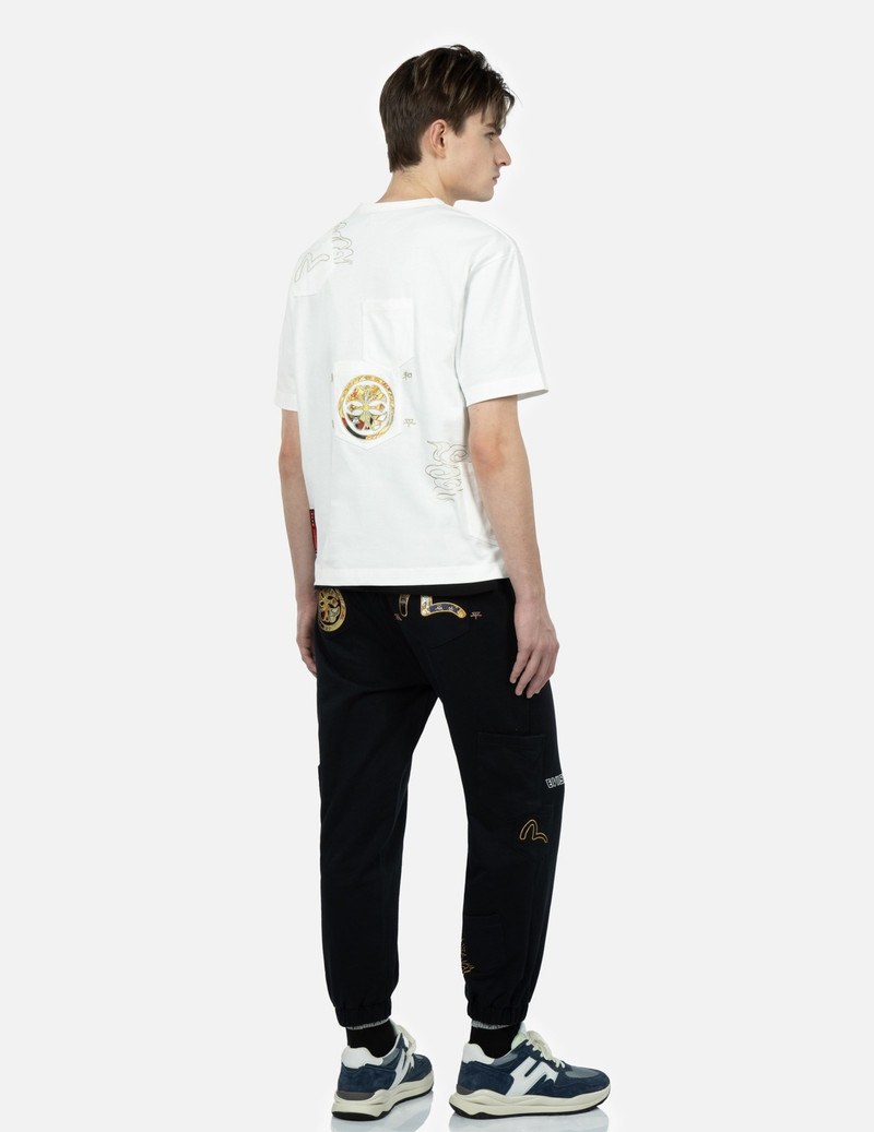 BROCADE APPLIQUÉ MULTI-POCKET SWEATPANTS 3