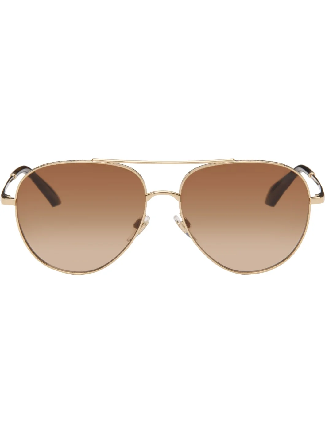 Gold Aviator Sunglasses - 1