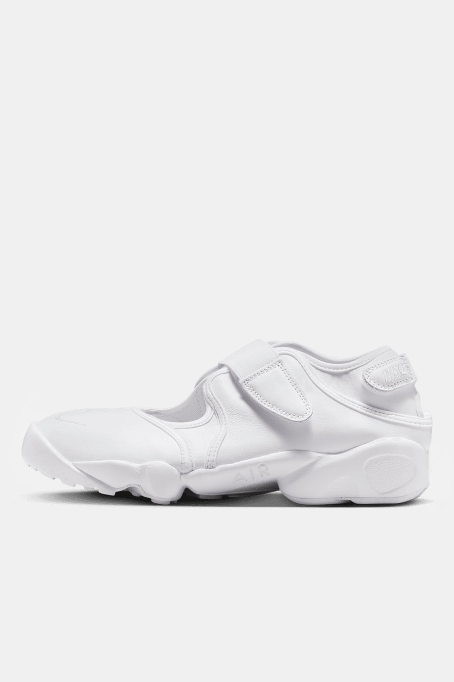 Air Rift Sneaker in White/White/Black - 2