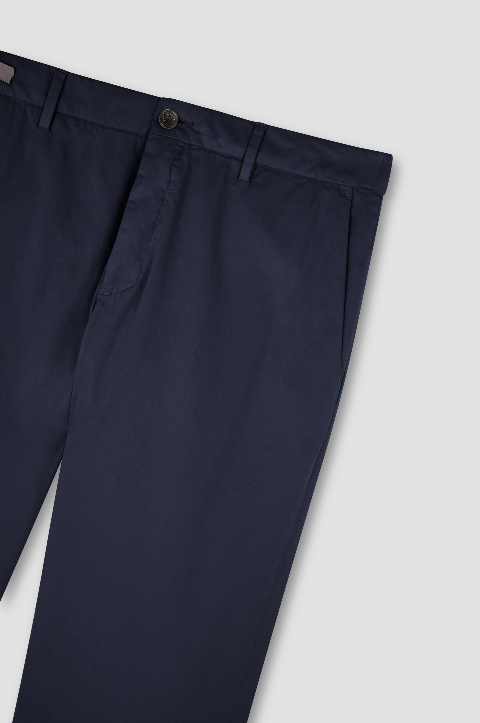 CHINO SILK STRETCH COTTON AND SILK PANTS - 5