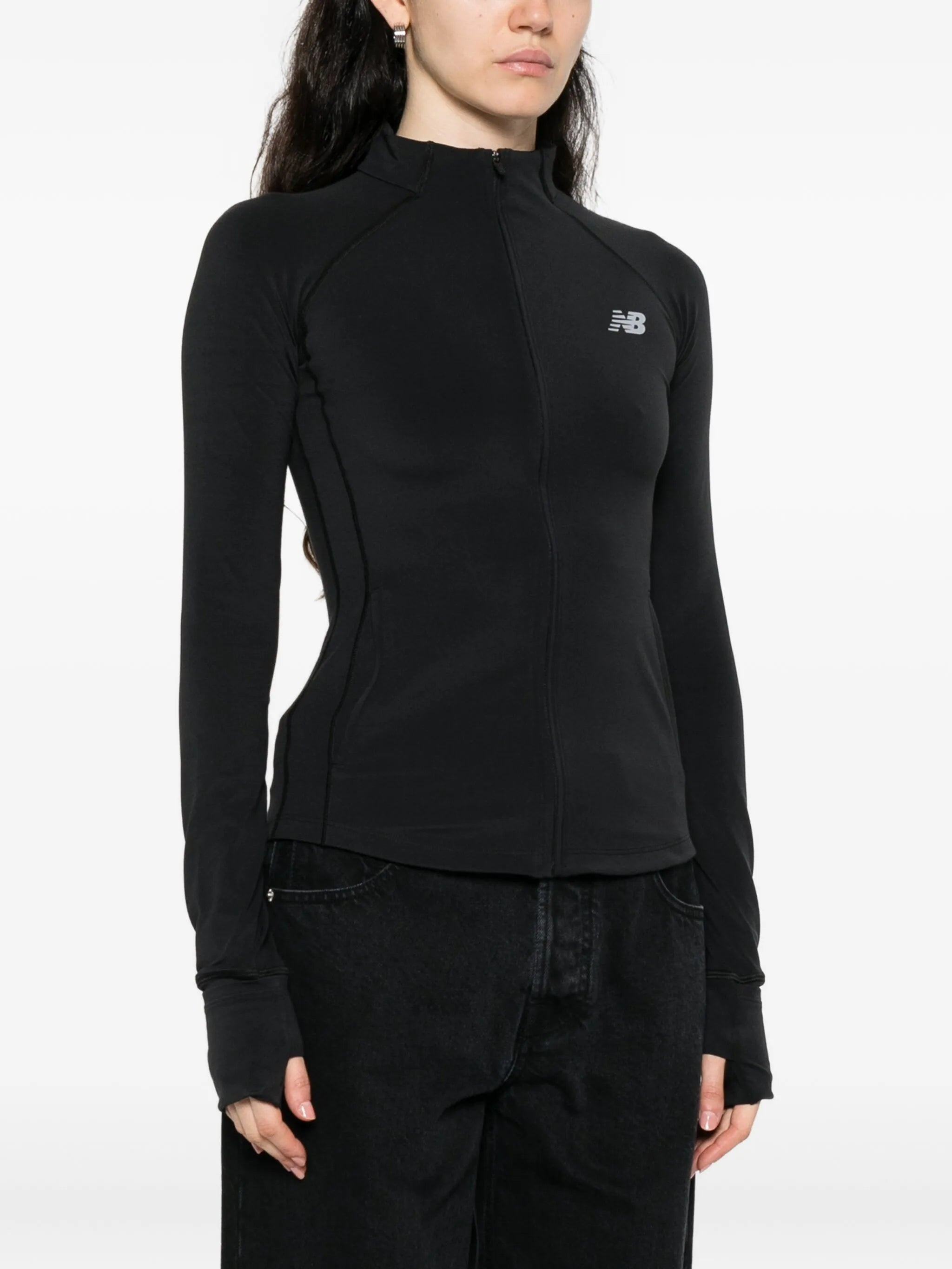 New Balance Zip-front Logo Sweatshirt - 2