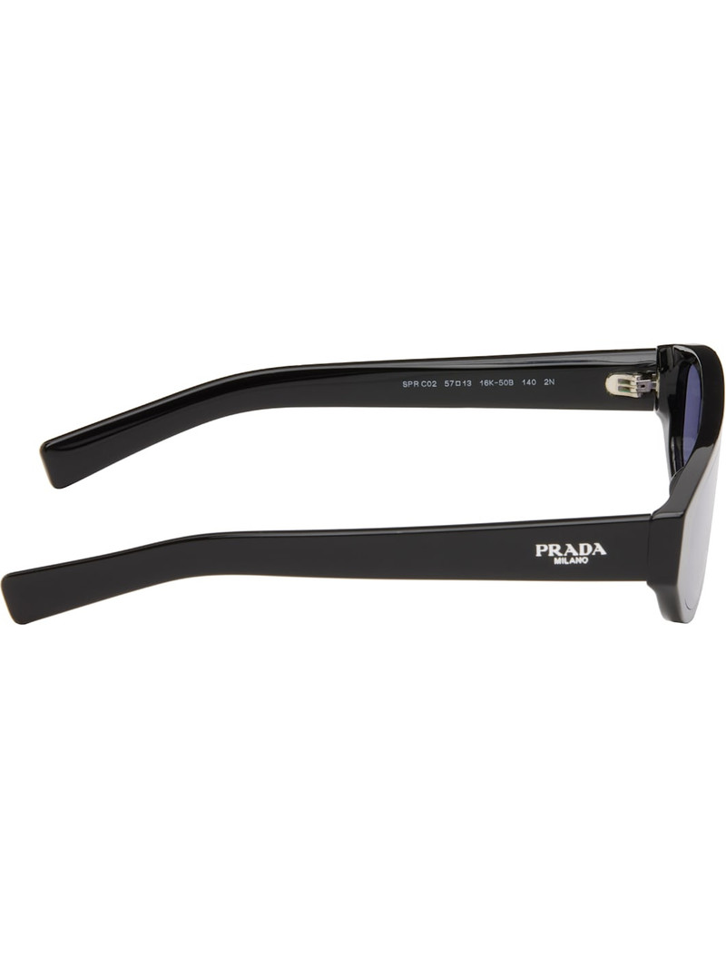 Prada Black Rectangular Sunglasses outlook